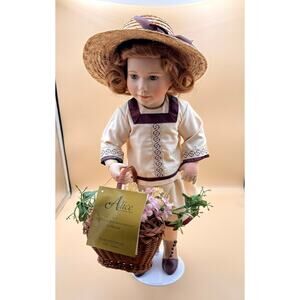 Alice by Gabriele Braun Georgetown Collection 16" Porcelain Doll Original Tags